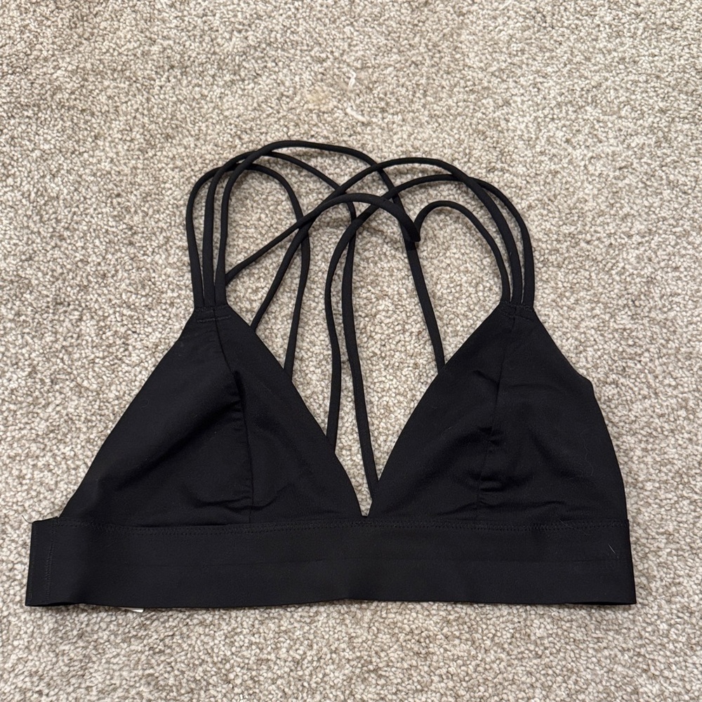 Victoria's Secret PINK Black Strappy Bralette